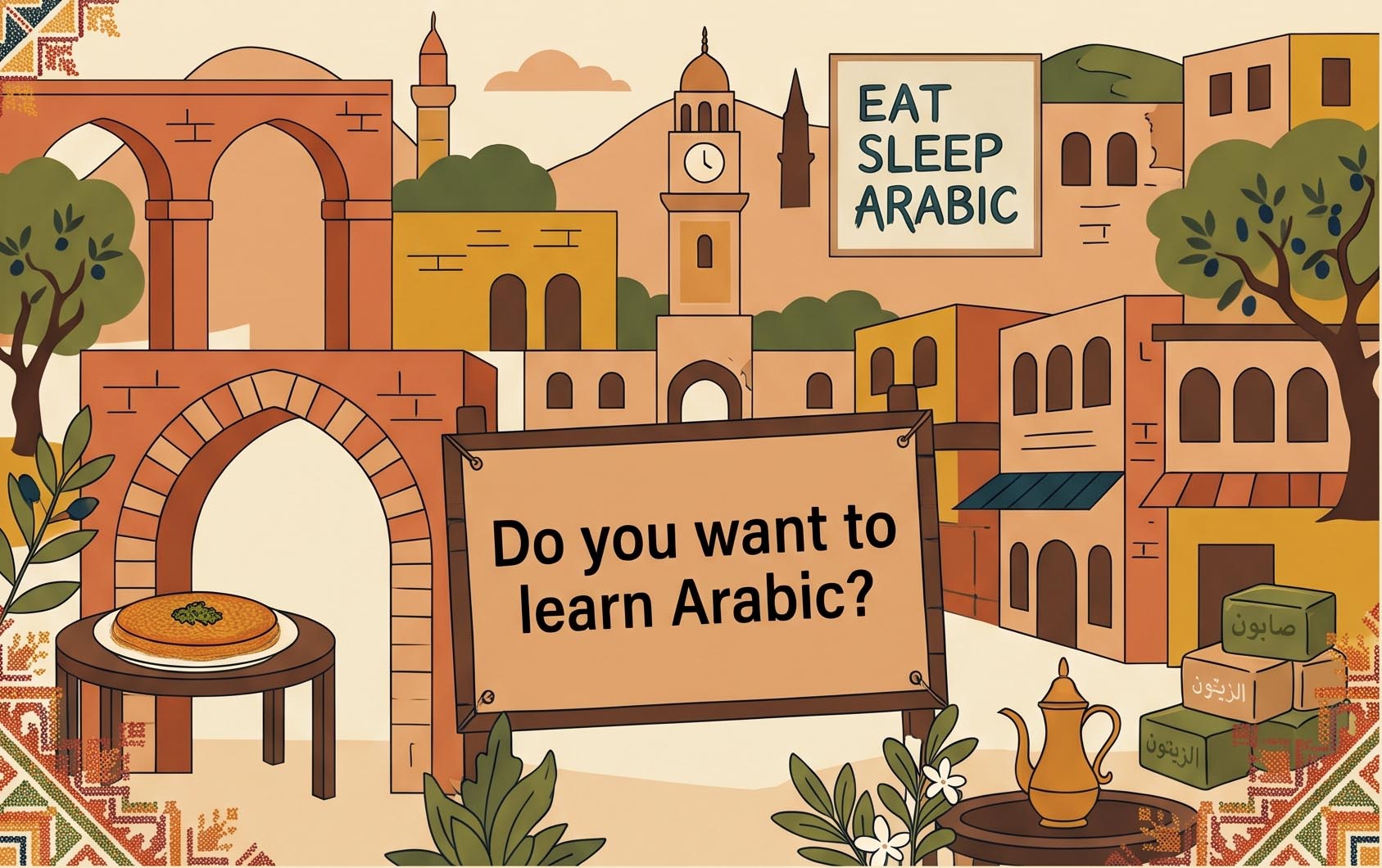 Landmarks of Nablus and Arabic Language Cultural Immersion